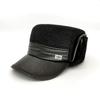 Men's Winter Warm Leather Baseball Cap with Ear Protection