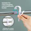 4Pcs Bathroom Shower Towel Holder Hanger Heated Radiator Rail Hooks Clips Storage Racks Clothes Scarf Hanger Hooks Door Hook