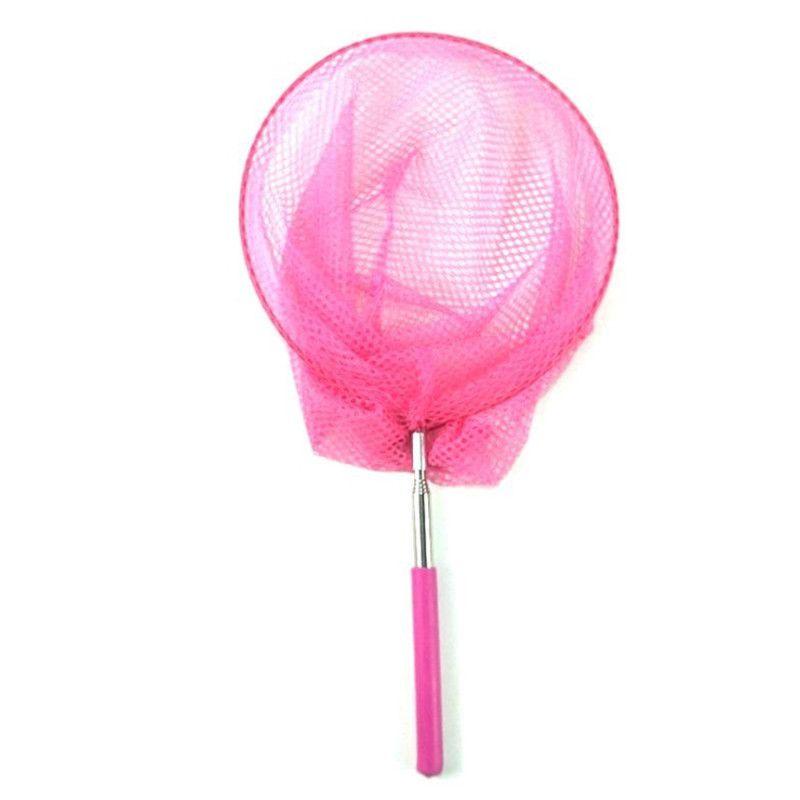 Colorful Kids Extendable Telescopic Handle Fishing Bug Butterfly Catching Net