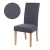Elastic Dining Chair Cover Thick Jacquard Spandex Chair Cover for Dining Room Anti-Slip Kitchen Chair Cover
