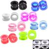 Multicolor Acrylic Hollow Pulley Ear Expander Body Piercing Jewelry