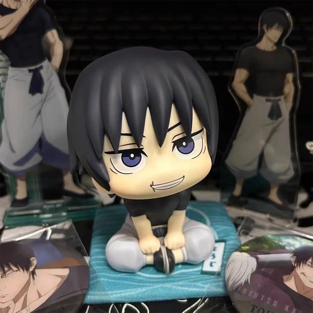Аниме Фигурки JJK Фушигуро Тодзи Смотрящий Вверх Экшн-фигурки ПВХ Милый Тодзи Фушигуро Игрушки для Детей Коллекционная Модель Подарки 11см