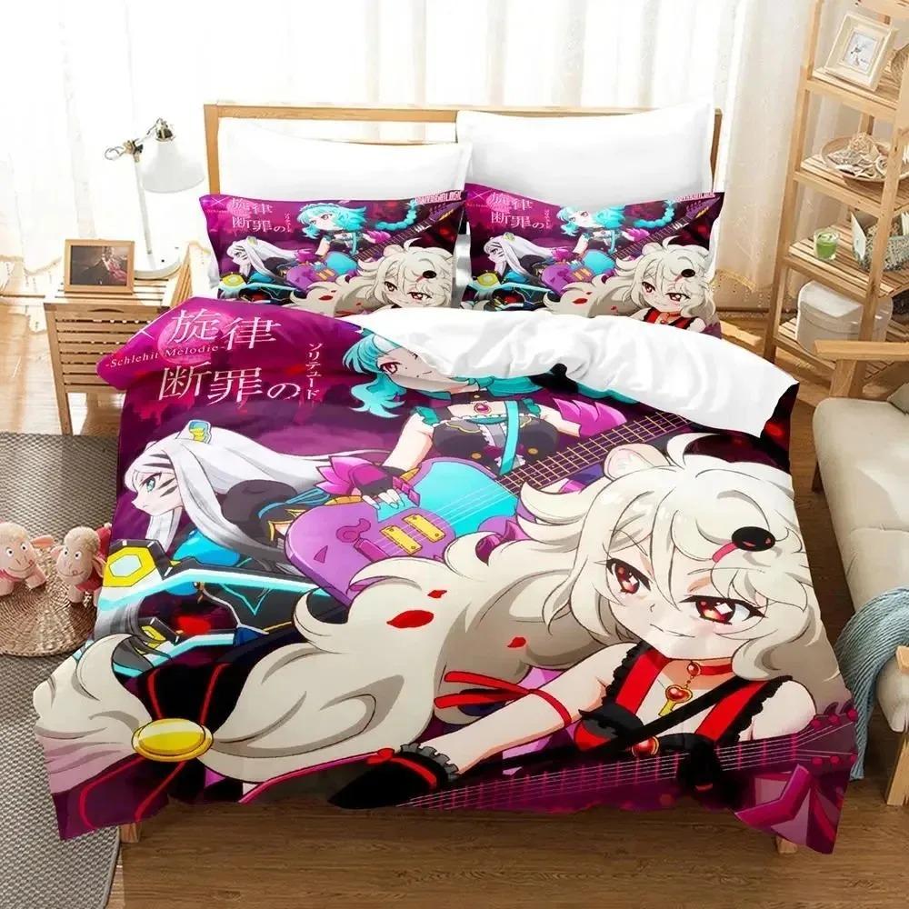 Anime Show By Rock Bedding Set Duvet Cover Bed Set Quilt Cover Pillowcase Comforter King Queen Size Boys Adult Bedding Set