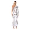 Womens Clubwear Bodysuit Metallic Bell-Bottom Flare Sleeve Carnival Theme Costume