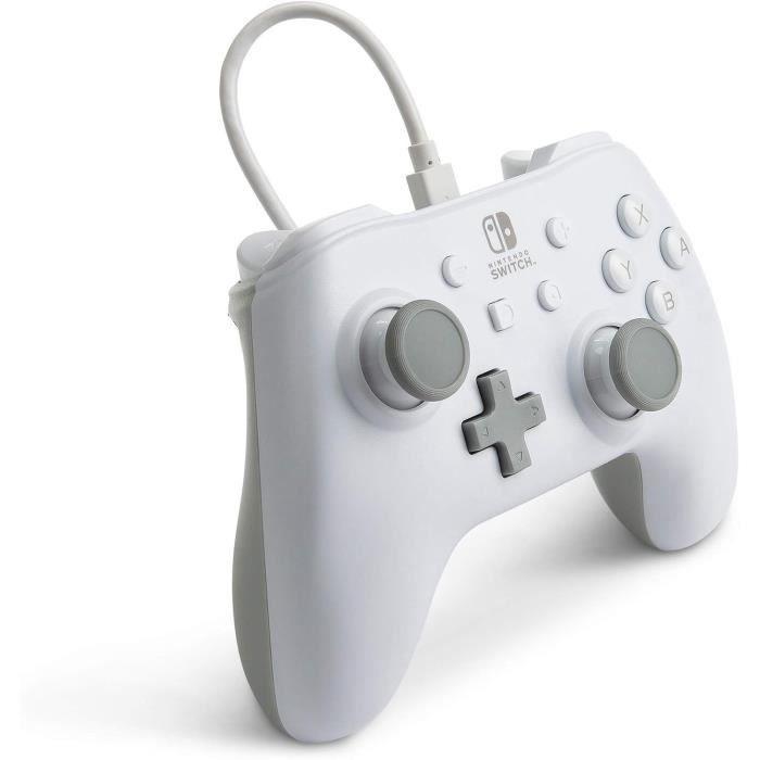 Manette filaire - power a - nintendo switch - blanc