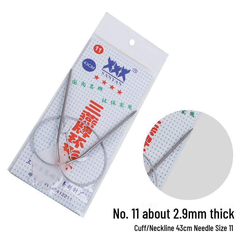Набор circular knitting and crochet needles Sanyan из нержавеющей стали