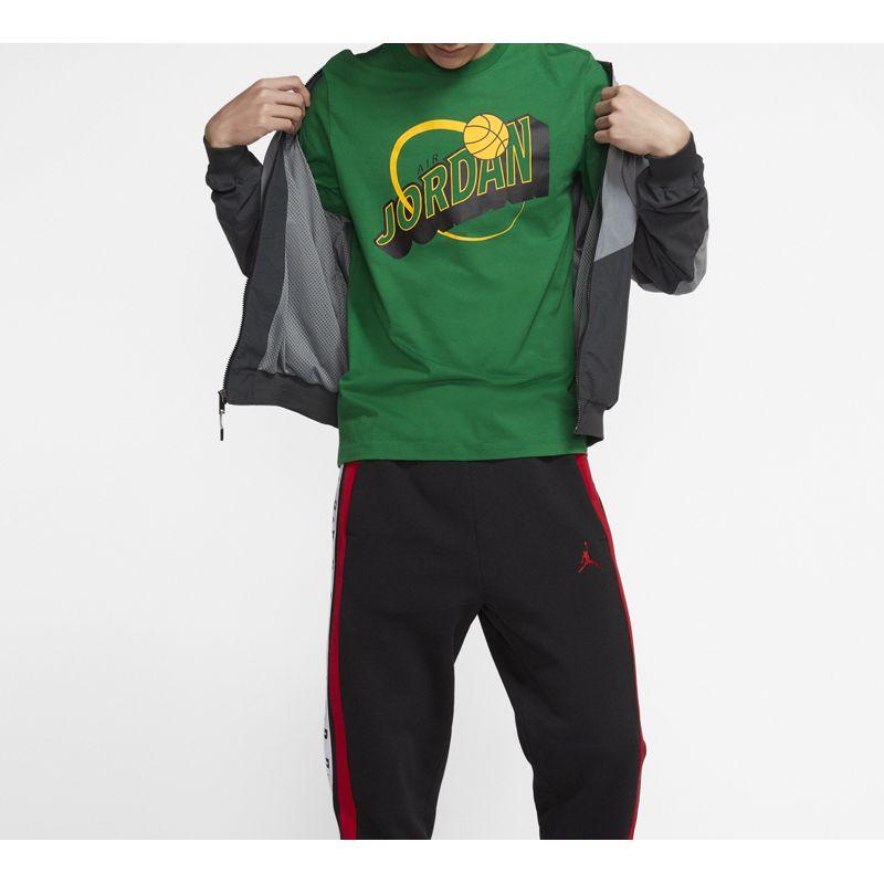 Jordan 10 Legacy Printed Crew Neck Short Sleeve T Shirt Men Tops Light-Green CT2001-302