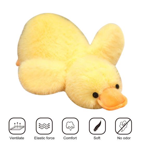 Yousheng Лежащая утка плюшевая игрушка желтая утка плюшевая мягкая игрушка животное комфорт кукла подушка домашний офис спальня украшение дети взрослые подарок на день рождения