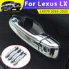 For 2016-2022 Lexus LX570 Exterior Handle Decoration Frame LX 570 Chrome Door Handle Protective Cover Decoration