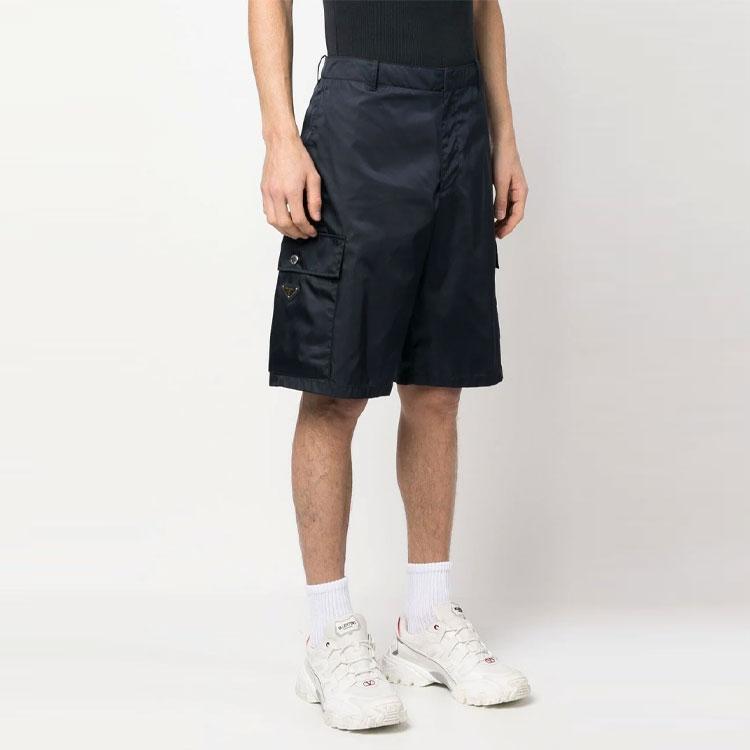 PRADA SS23 Cargo Shorts Men's Marine Blue SPH244-1WQ8- F0SVF-S-231