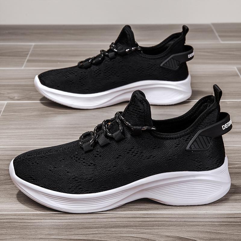 Легкие мужские сетчатые кроссовки, летние повседневные мужские кроссовки для улицы, нескользящие, дышащие, спортивные, модные, универсальные, мужские кроссовки для спорта