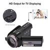 Цифровая видеокамера Andoer 4K 60FPS Ultra HD DV видеокамера 48MP 16X Zoom 3-дюймовый поворотный сенсорный ЖК-дисплей