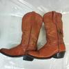 80s-90s Vintage CORRAL BOOTS Lizard Leather Western Pecos Boots 6.5M Men 24.5 Goodyear welt(USED)