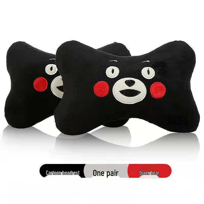 Car Neck and Lumbar Support Pillow Set – Cute Cartoon Design