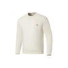 Li Ning Plain Pullover Sports Hoodie Мужские толстовки Vanilla-White AWDS017-9