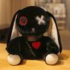 Halloween Dark Rabbit Plush Doll Toys Funny Creative Rabbit Soft Stuffed Plush Toys For Kids Gifts