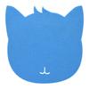 Cat Shape Anti Static Felts Table Mouse Pad Office Dust Proof Desk Pads Blue