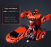 Электрическая радиоуправляемая машина, игрушечная машина, машина с дистанционным управлением, машина с радиоуправлением, может трансформироваться в робота, очень крутой дизайн (красный)