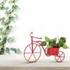 Cycle Shaped Metal Plant Stand for Indoor & Outdoor Use, Decorative Planter Pot for Flowers & Ornaments,