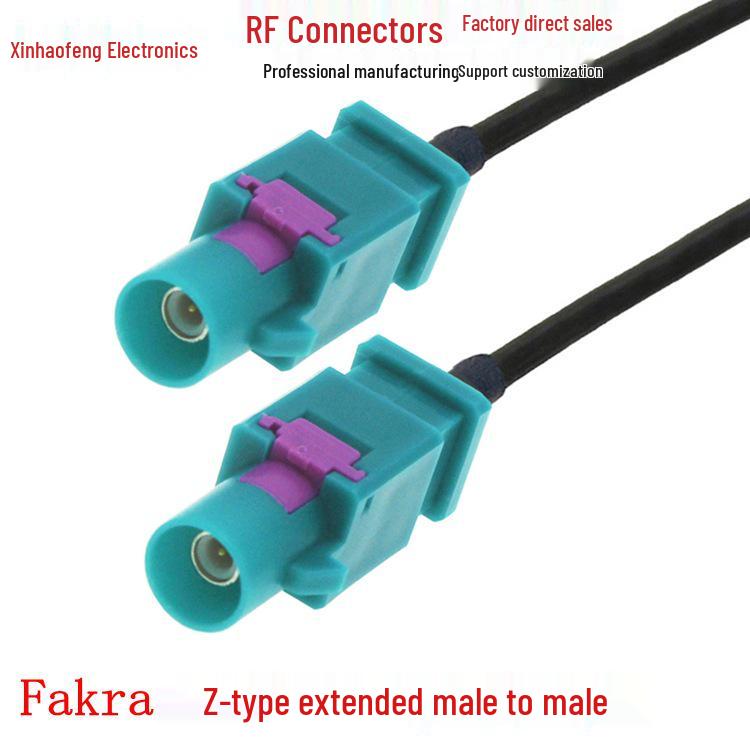 Fakra Z на SMA Угловой/Прямой Женский GPS Радио RG174 удлинительный кабель для автомобильного/морского использования