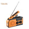 Emergency Solar Radio with Flashlight SOS Alarm IPX3 Waterproof Multifunctional Hand Crank AM/FM Weather Radio