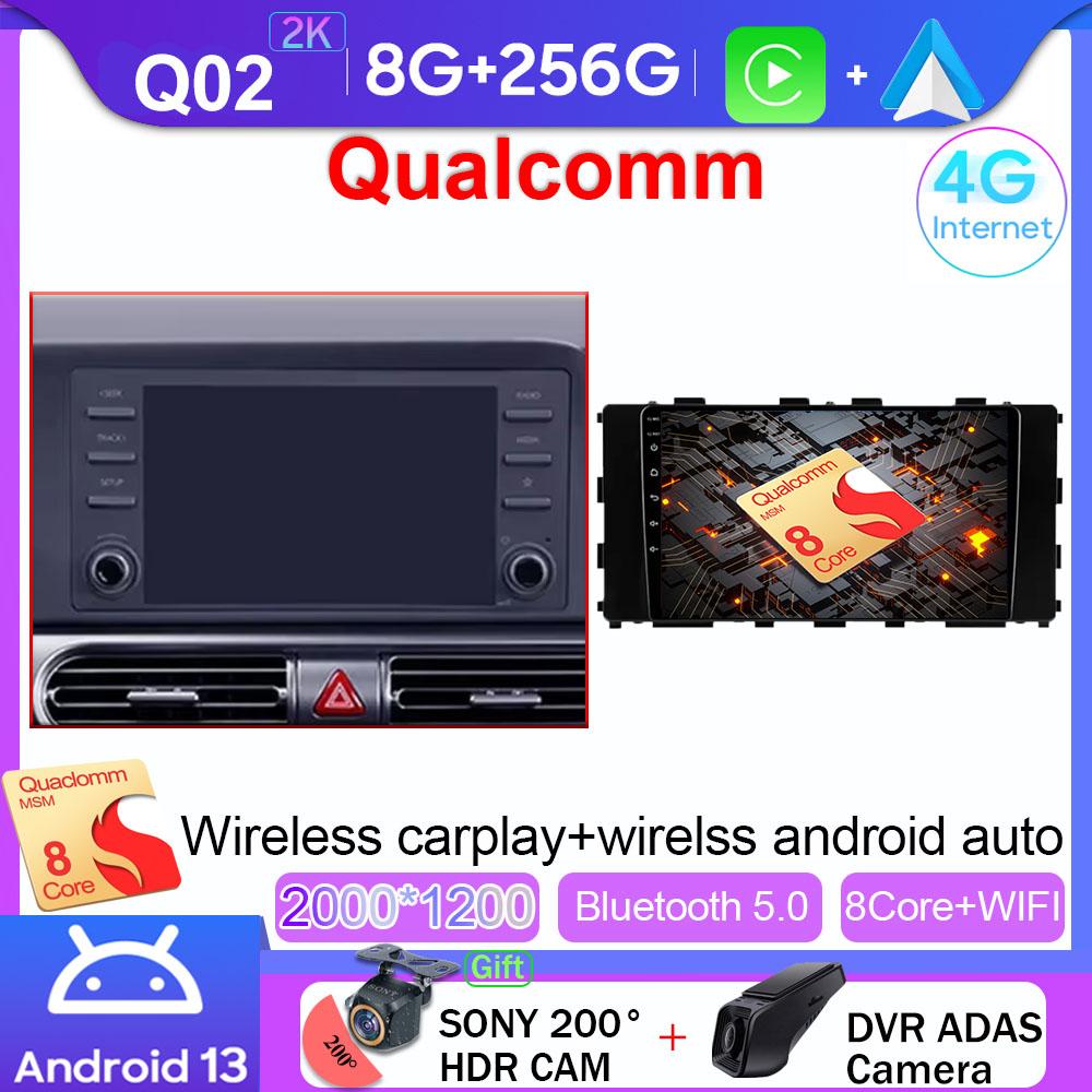 Android 13 автомобильный радиоприемник мультимедиа видеоплеер навигация GPS для Hyundai Stargazer 2022 - 2025 WIFI 4G головное устройство Carplay Auto BT