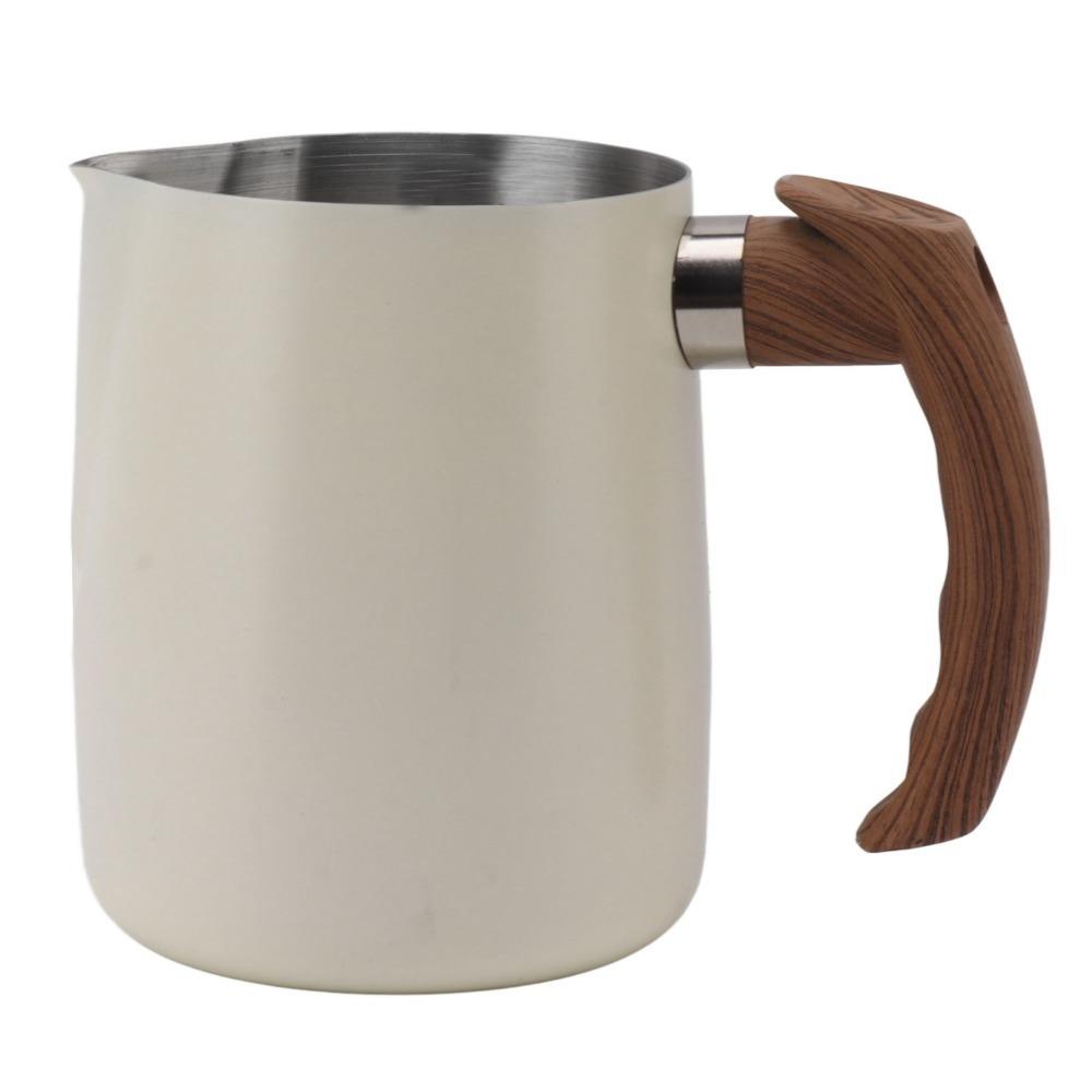 Dripless Spout Stainless Steel Frothing Cup Coffee Steaming Pitcher Cappuccino Making