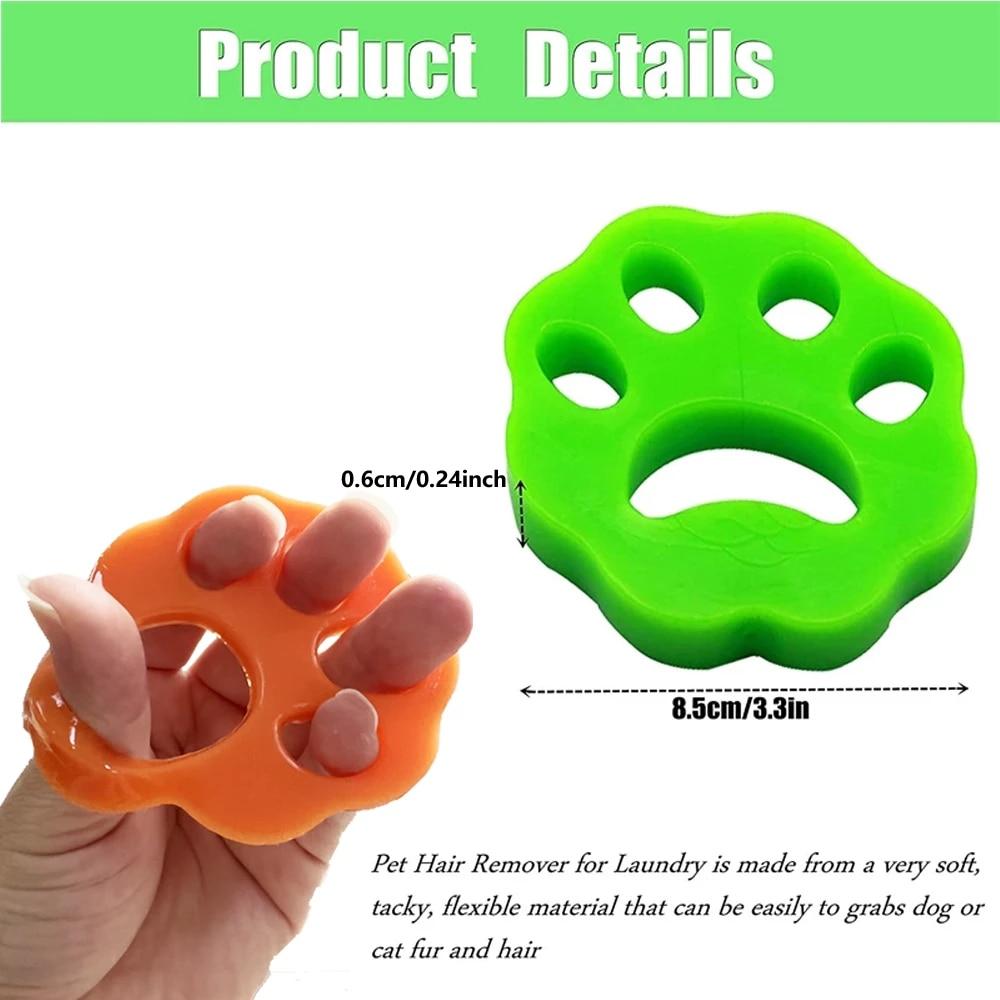 1/2/4/6PCS Pet Hair Remover Reusable Cleaning Laundry Catcher Pet Hair Catcher Cat Dog Fur Lint Remover Cleaning Laundry Tools