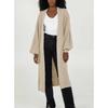 Oversized Long Sleeve Knit Cardigan Sweater Women Winter Loose Fit Plus Size V-Neck Open Front Longline Coat