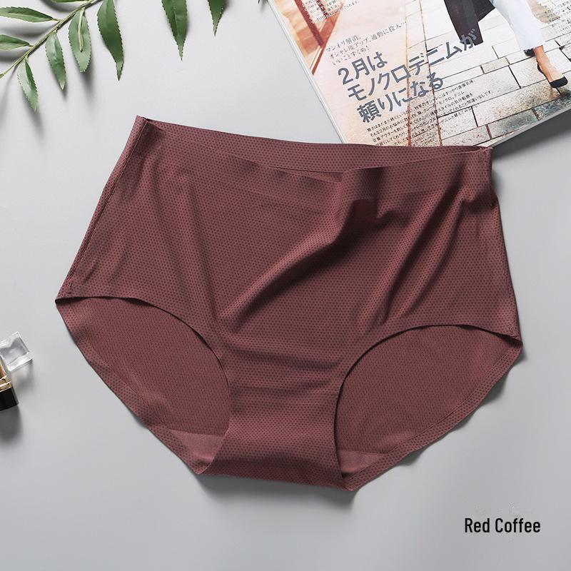 Женские трусы Xiaotianer Ice Silk с высокой талией и большими размерами — 5 вариантов размеров