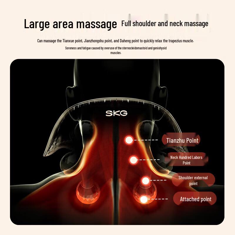 SKG H5-2 Smart Neck and Shoulder Massager CN plug (adapter included)