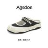 Augustine Bag Head Half Slippers Women's 2025 New Autumn Light One-pedal Sandals Platform Sandals Canvas Shoes