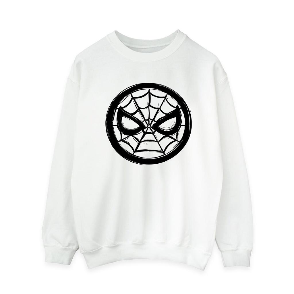 Marvel Womens/Ladies Spider-Man Chest Logo Sweatshirt