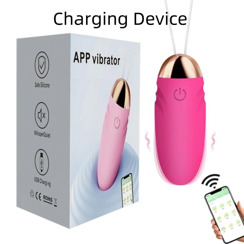 Вибратор для точки G Jump Egg Игрушки для взрослых с беспроводным пультом дистанционного управления Стимулятор клитора Вибрирующее яйцо Массажер для тела Вагинальный массажер