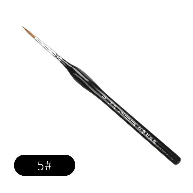 Wei Zhuang G130 Weasel Hair Watercolor Brush for Fine Outlining