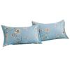 2 Pcs Cotton Polyester Pillow Cases Soft Breathable Pillow Cases Bedding Accessory (48*74cm)