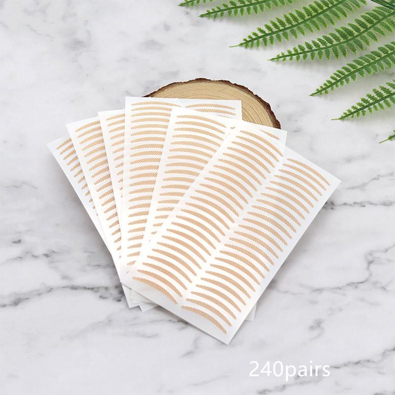 Eyelid Tapes Stickers Invisible Double Fold Eyelid Lace Paste Self-adhesive Natural Eye Tape Make Up Tool Clear Stripe