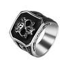 Aroncent кольцо из нержавеющей стали мужское череп череп череп коготь орла рок панк кольцо готические модные аксессуары день рождения день святого валентина рождество