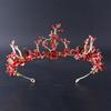 Forest Baroque Crown Wedding Dress Bridal Hair Accessories Wedding Red Head Flower Branch Hair Accessories