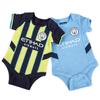Manchester City FC Baby 24/25 Babysuit (Pack Of 2)