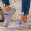 Women's Sneakers Spring Autumn Round Toe Retro Women's Casual Shoes New Flat Bottom Casual Large Size Women's Vulcanized Shoes