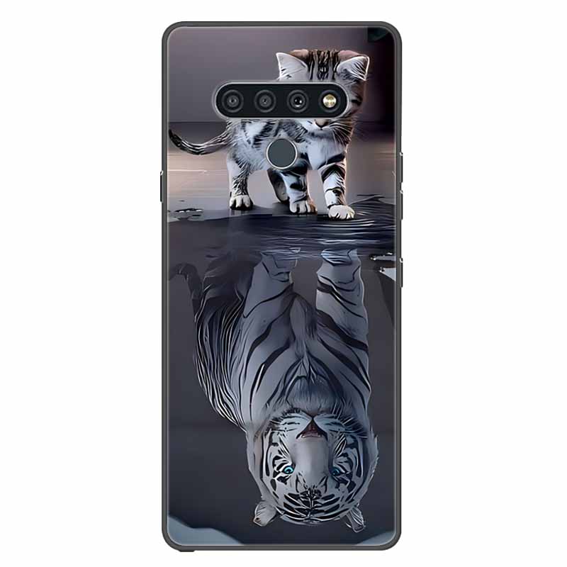 Чехол для LG K41s k51s Силиконовый Мягкий Модный Животное Задняя крышка для LG Q70 Q60 Чехол Защита на для LGQ60 K 51S Мультяшный Чехол-сумка для телефона