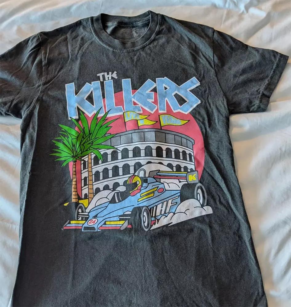 The Killers Race Car 20 Years of Hot Fuss Las Vegas T Shirt S-5XL SG409 Unisex T-Shirt