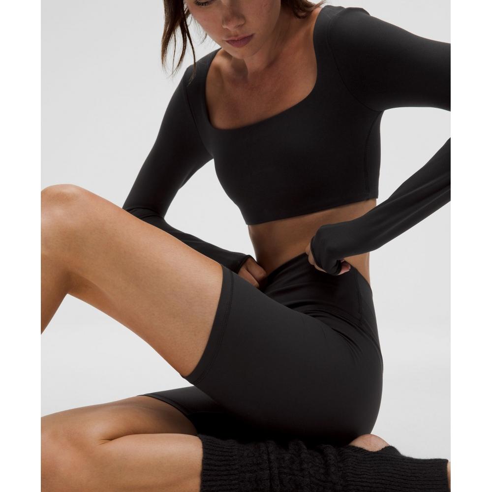 Шорты Lululemon Align™ с высокой талией, 8 дюймов, черные