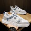Spring and Autumn Leather Lightweight Sports Shoes Men's New Versatile Little White Shoes Non-slip Trend Casual Shoes Niche Board Shoes