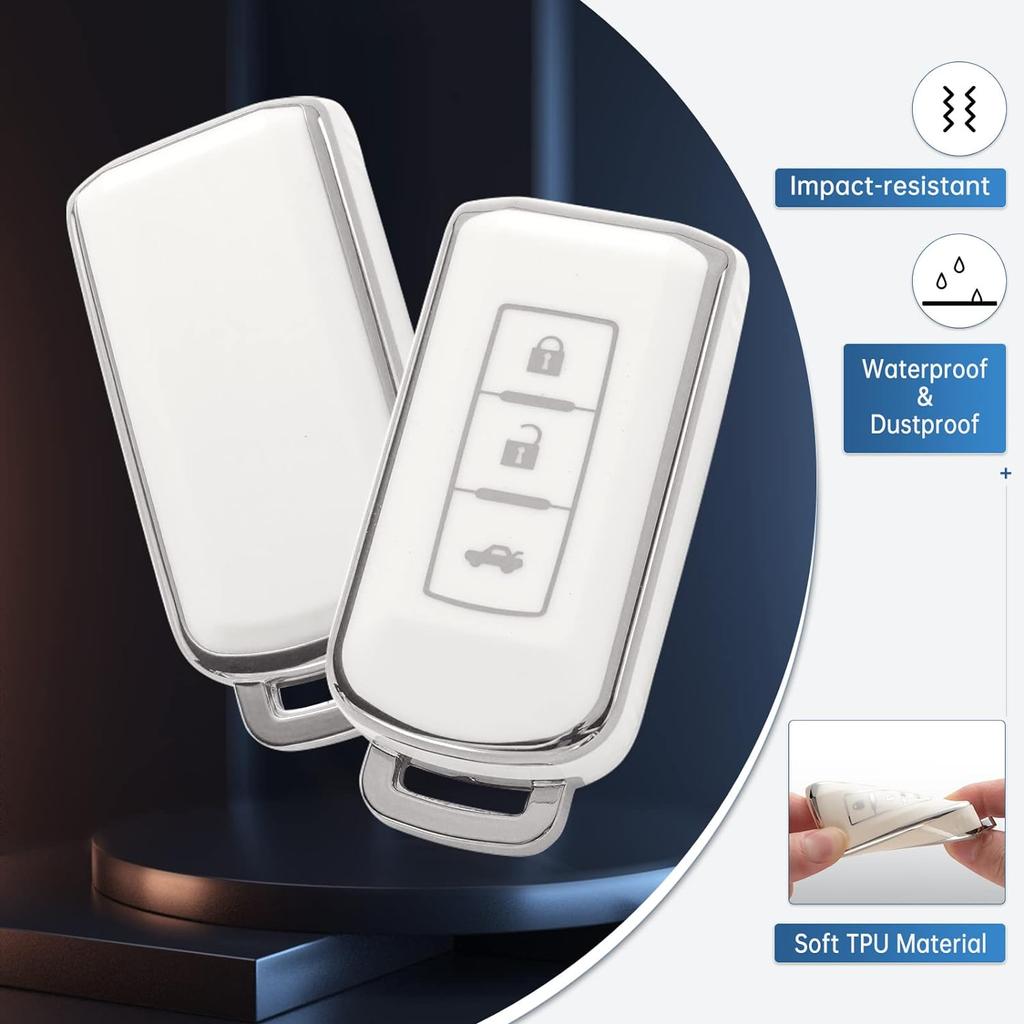 Suitable for Mitsubishi Key Chain Protective Cover with Key Chain