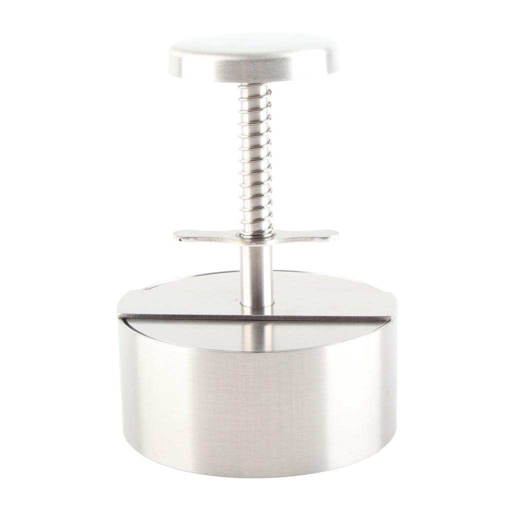 Hamburger Press Patty Maker 304 Stainless Steel 10cm Diameter Round Burger Smasher