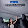 Tesla Opaque Sunshade for Model 3, Y, X, S - Car Window Curtains