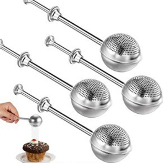 Прочное портативное широко используемое прочное сито для сахарной муки, порошка, специй, сито для внутреннего металлического сита