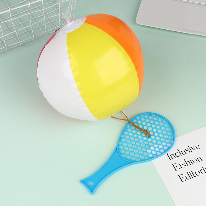 New 1Set Kids Bouncing Ball Toy Colorful Inflatable Balloons Reaction Training Interactive Toys Fun Stress Relief Gift